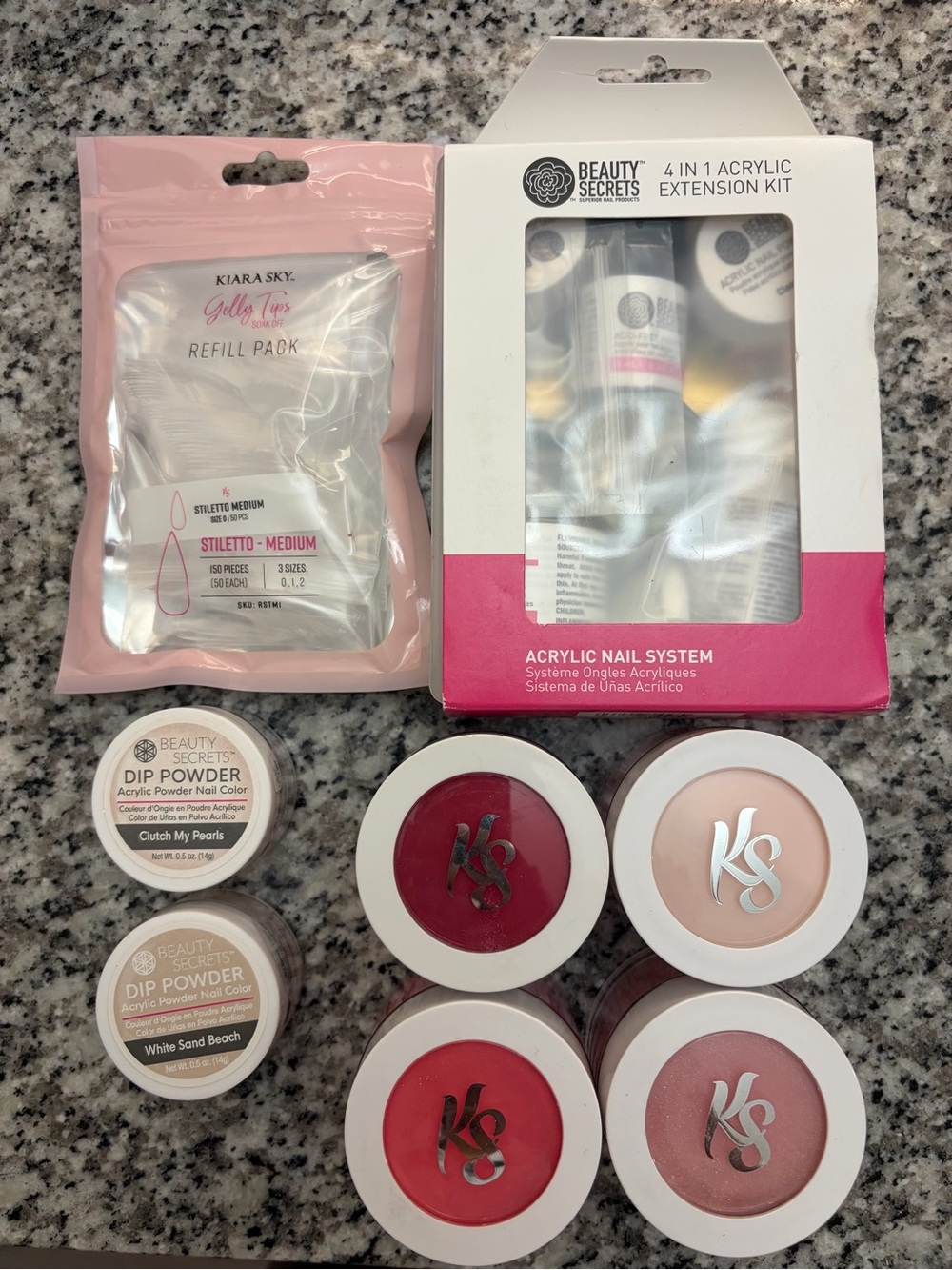 Kiara Sky Dip Powders & acrylic nail kit